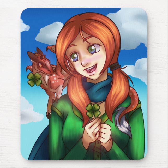 Mousepad Lucky Girl (Frente)