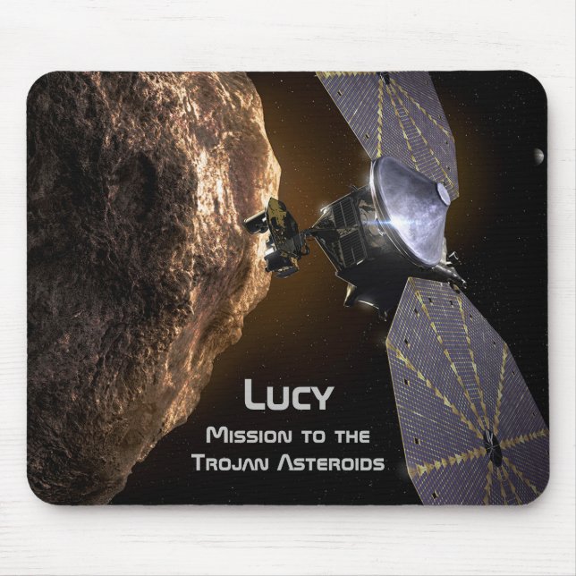 Mousepad Lucy Mission to Study Trojan Asteroids (Frente)