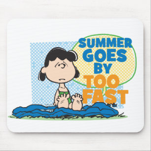 Mousepad Lucy - O verão passa rápido demais