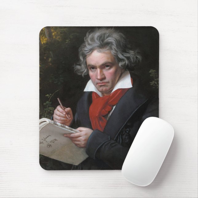 Mousepad Ludwig Beethoven Sinfonia Compositor de Música Clá (Com mouse)