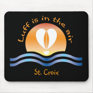 Mousepad Luffers Sunset_Luff está no St. Croix do ar