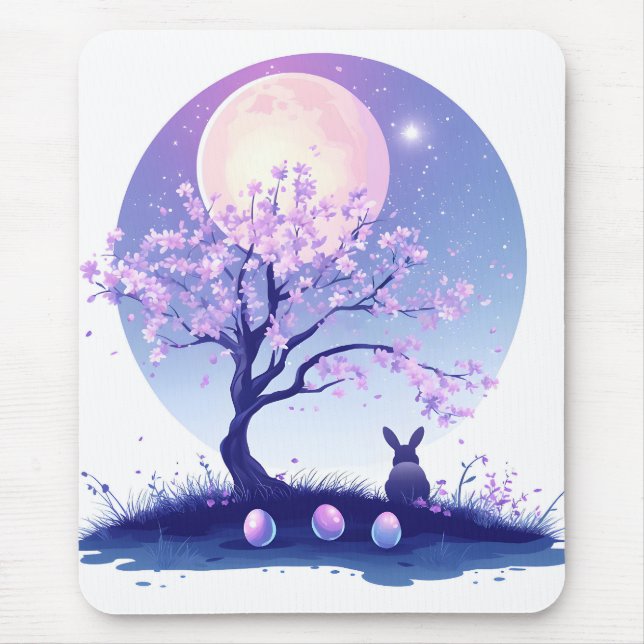 Mousepad Lunar Bunny Night (Frente)