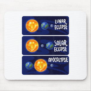 Mousepad Lunar Eclipse Solar Apocalypse Astrologia M
