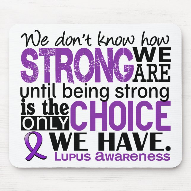 Mousepad Lúpus como forte nós somos (Frente)