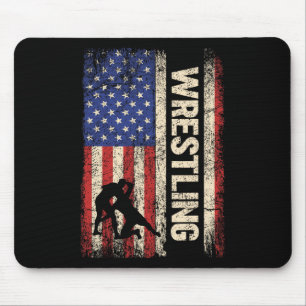 Mousepad Luta Americana Bandeira Camisa 4 de J