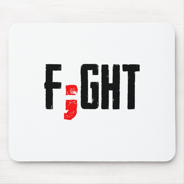 Mousepad Luta Contra A Saúde Mental Da Semicolon Suicídio S (Frente)