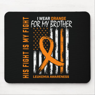 Mousepad Luta contra o Cancer de Leucemia do Irmão Laranja