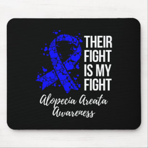 Mousepad Luta É Minha Luta Contra A Alopécia Areata Sensibi