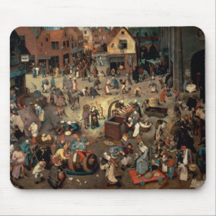 Mousepad Luta entre o carnaval e emprestada, 1559
