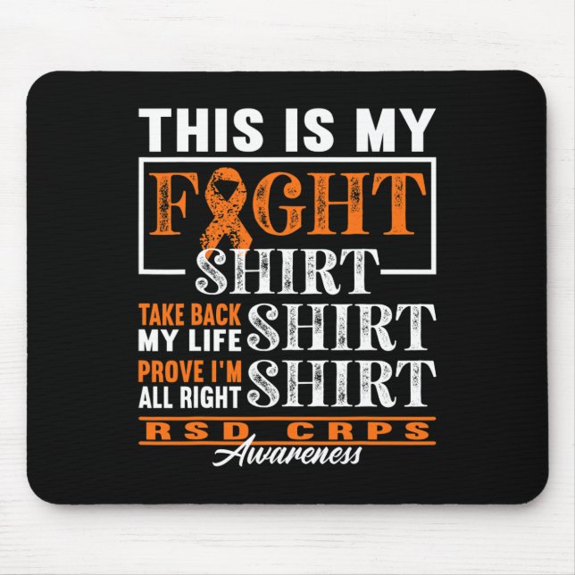 Mousepad Luta I Reflex Diststrophy Pain Syndrome de Distrof (Frente)