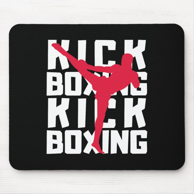 Mousepad Lutador de Kickboxing  (Frente)