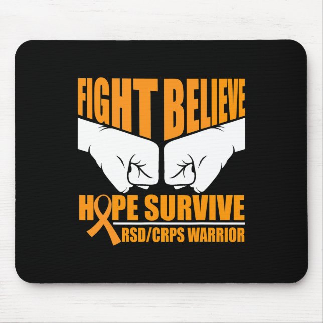 Mousepad Lutar Contra a Esperança Sobrevive ao Guerreiro do (Frente)