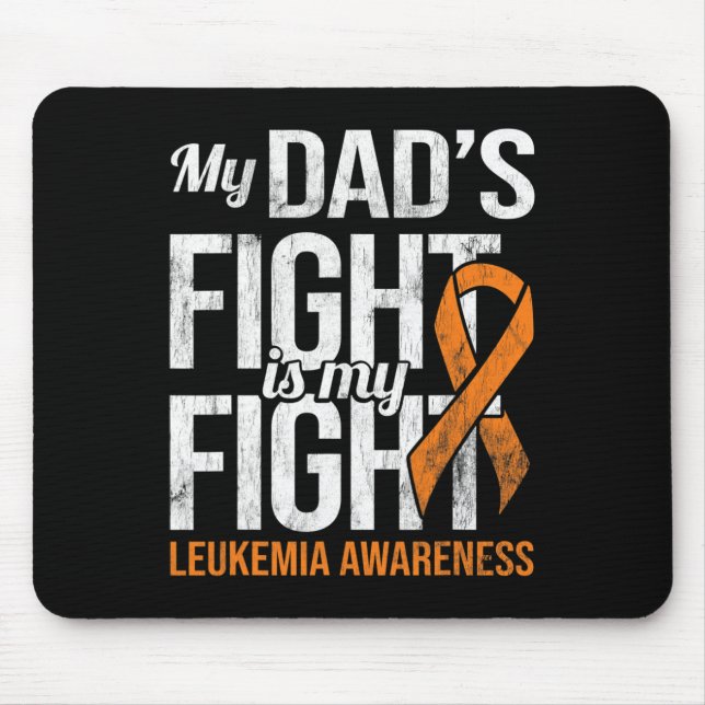 Mousepad Lutar Contra Meu Cancer de Leucemia de Consciência (Frente)