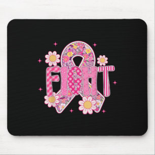 Mousepad Lutar contra o Sobrevivente de câncer de Consciênc