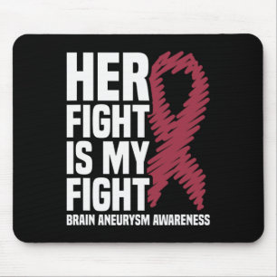Mousepad Lutar É Minha Luta Contra O Aneurismo Cérebro Sens