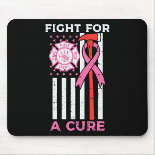 Mousepad Lutar Por Um Bombeiro Cura Cancer Da Mama Da Bande