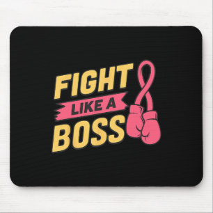 Mousepad Lute Como Um Cancer De Mama De Fita Cor-De-Fita Ro