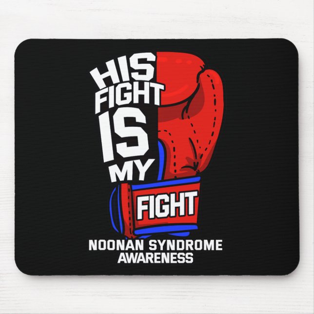 Mousepad Lute Minha Luta Síndrome de Noonan Masculino Turne (Frente)