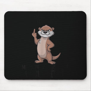 Mousepad Lutra Brilho Pequeno Delator Cuide da Sua Vida Fof