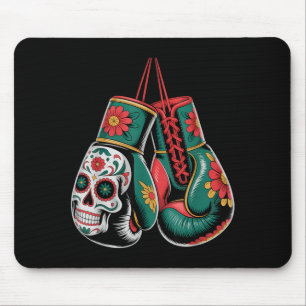 Mousepad Luvas de Boxe Muay Thai MMA Estilo Asteca Mexicano