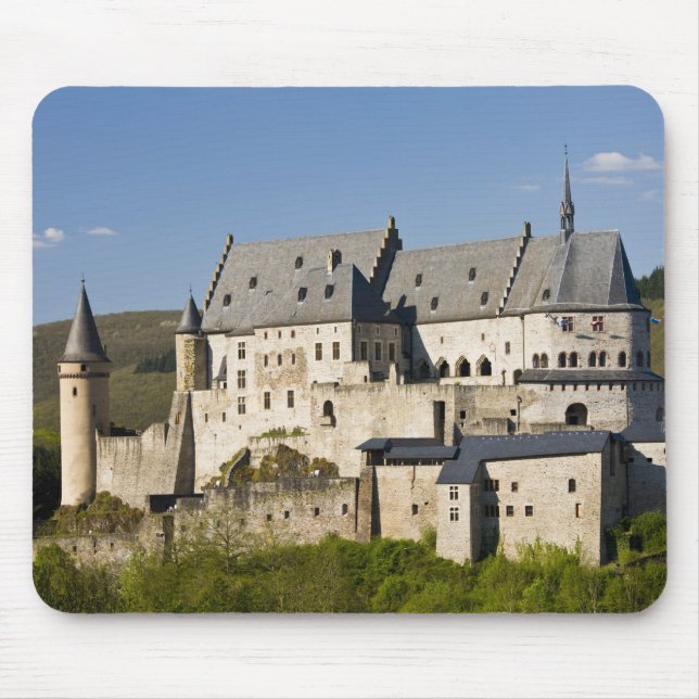 Mousepad Luxemburgo, Vianden. Castelo de Vianden (século XV (Frente)
