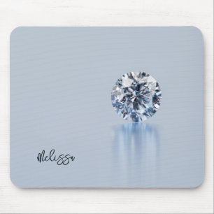 Mousepad Luxo Diamante Adicionar Nome