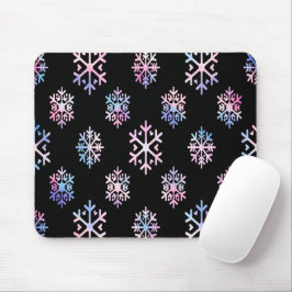Mousepad Luxury Holographic Snowflake Christmas Collection