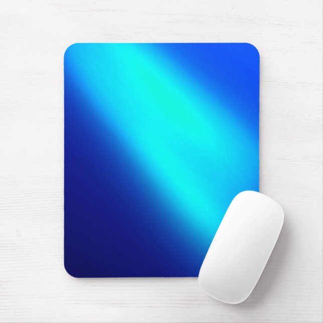 Mousepad Luz azul-luz-lua dupla faixa (Com mouse)
