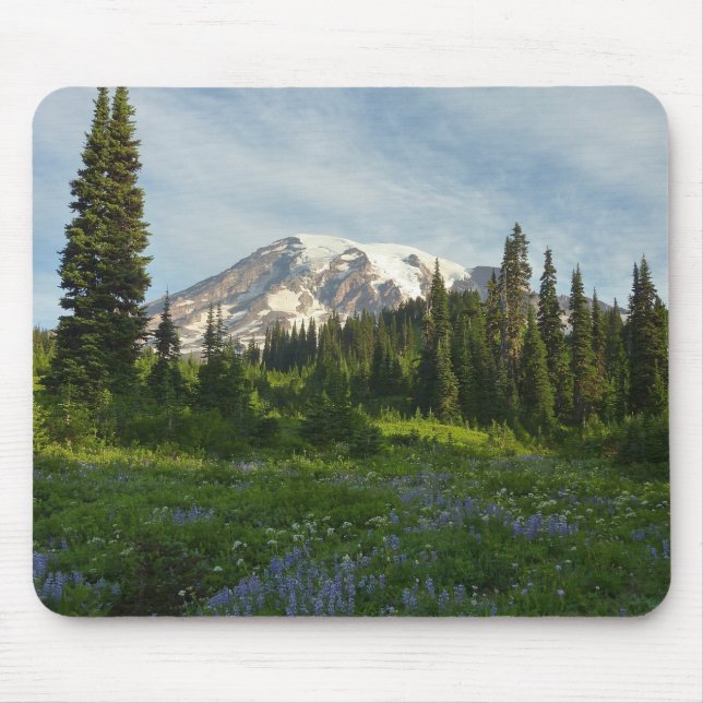 Mousepad Luz da Manhã no Monte Rainier (Frente)