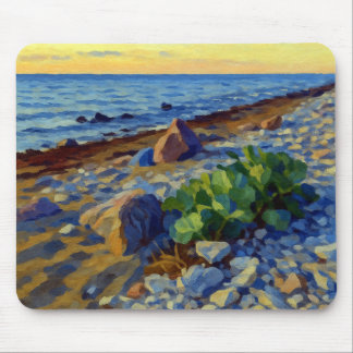 Mousepad Luz da noite na costa de Vormsi