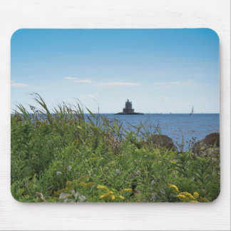Mousepad Luz da rocha da raça - ilha dos Fishers, NY
