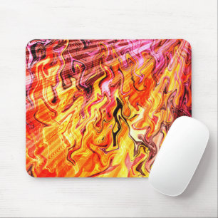 Mousepad Luz do sol através das chamas......