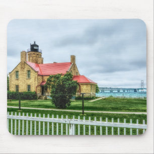 Mousepad Luz e ponte mackinac