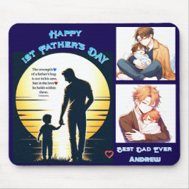 Mousepad Luz Guiante - Pais e Crianças Sunset