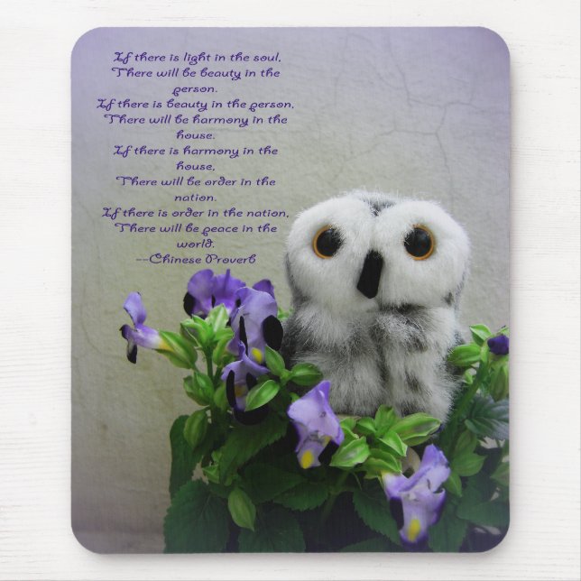 Mousepad Luz na alma (Frente)