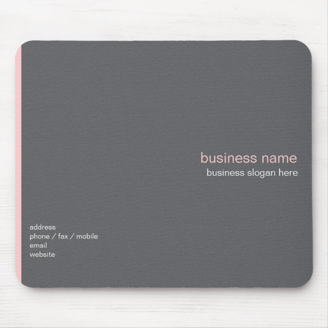 Mousepad Luz simples moderna elegante lisa - listra (Frente)