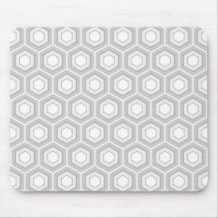 Mousepad Luz - tapete do rato telhado cinzento do Hex