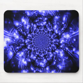 Mousepad Luzes Azuis Espelhantes