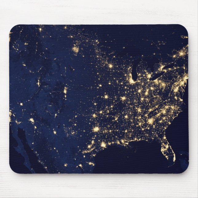 Mousepad Luzes da NASA do espaço EUA (Frente)