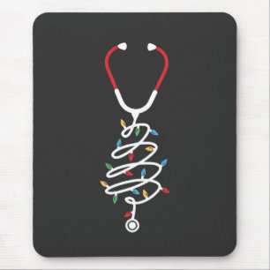 Mousepad Luzes de árvore de Natal de suprimentos médicos de
