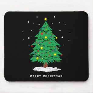 Mousepad Luzes de árvore de Natal Meritíssimas do Xmas