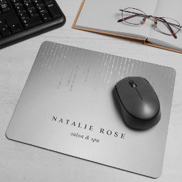 Mousepad Luzes de Cadeia de Chuva de Prata Personalizadas