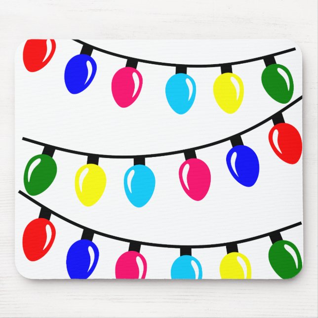 Mousepad Luzes de Natal (Frente)