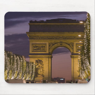 Mousepad Luzes de Natal, campeões Elysees, arco de
