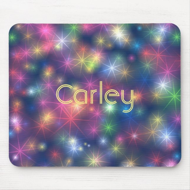 Mousepad Luzes de Neon Coloridas Personalizadas (Frente)