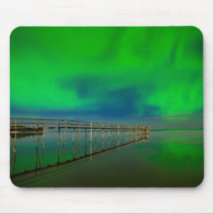Mousepad Luzes do norte Lago Winnipeg Canada, Manitoba