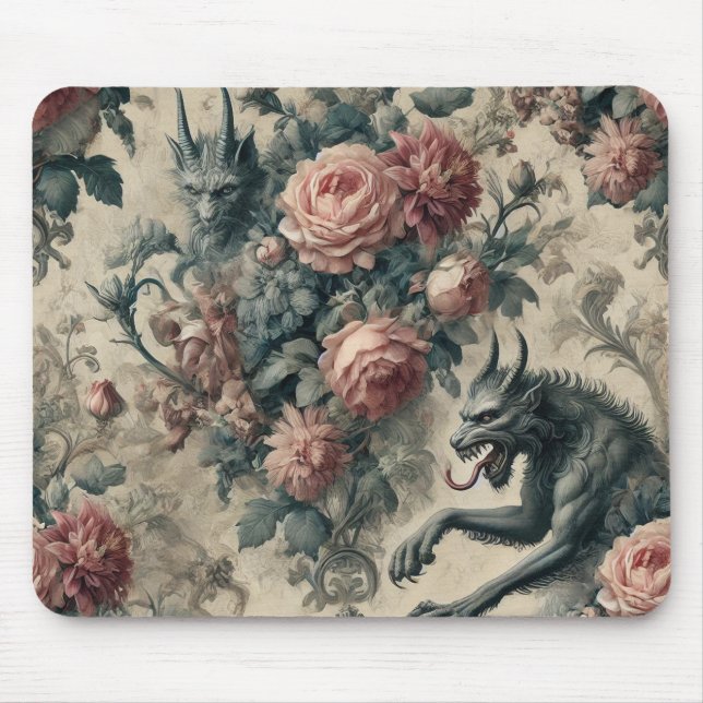 Mousepad Lycans & Lullabies - Design gótica vitoriana (Frente)