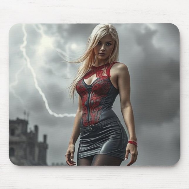 Mousepad Lyra, Tochter des Blitzes (Frente)