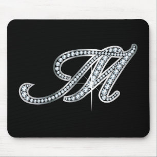 Mousepad M script "Diamond Bling"