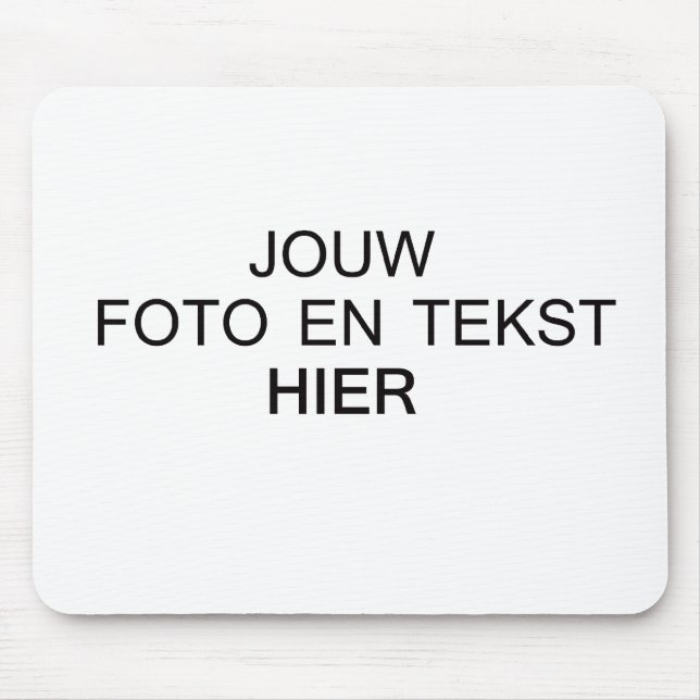 Mousepad Maak het zelf (Frente)